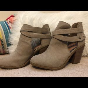 Brand new never worn bootie heels!
